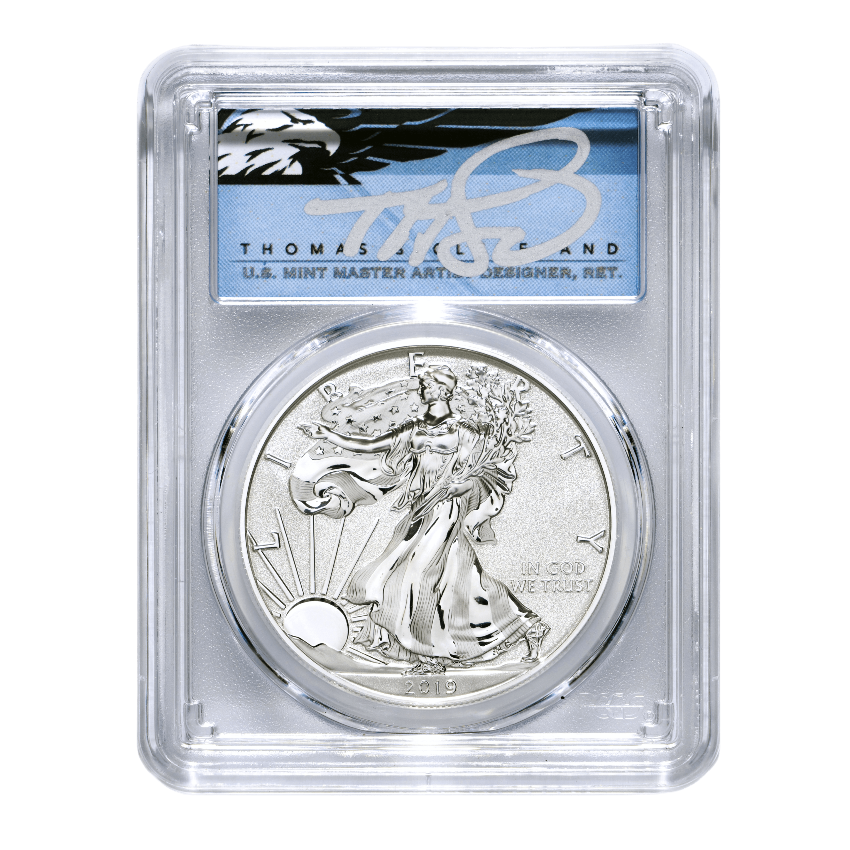 2019 S Silver Eagle Reverse PR 70 PCGS