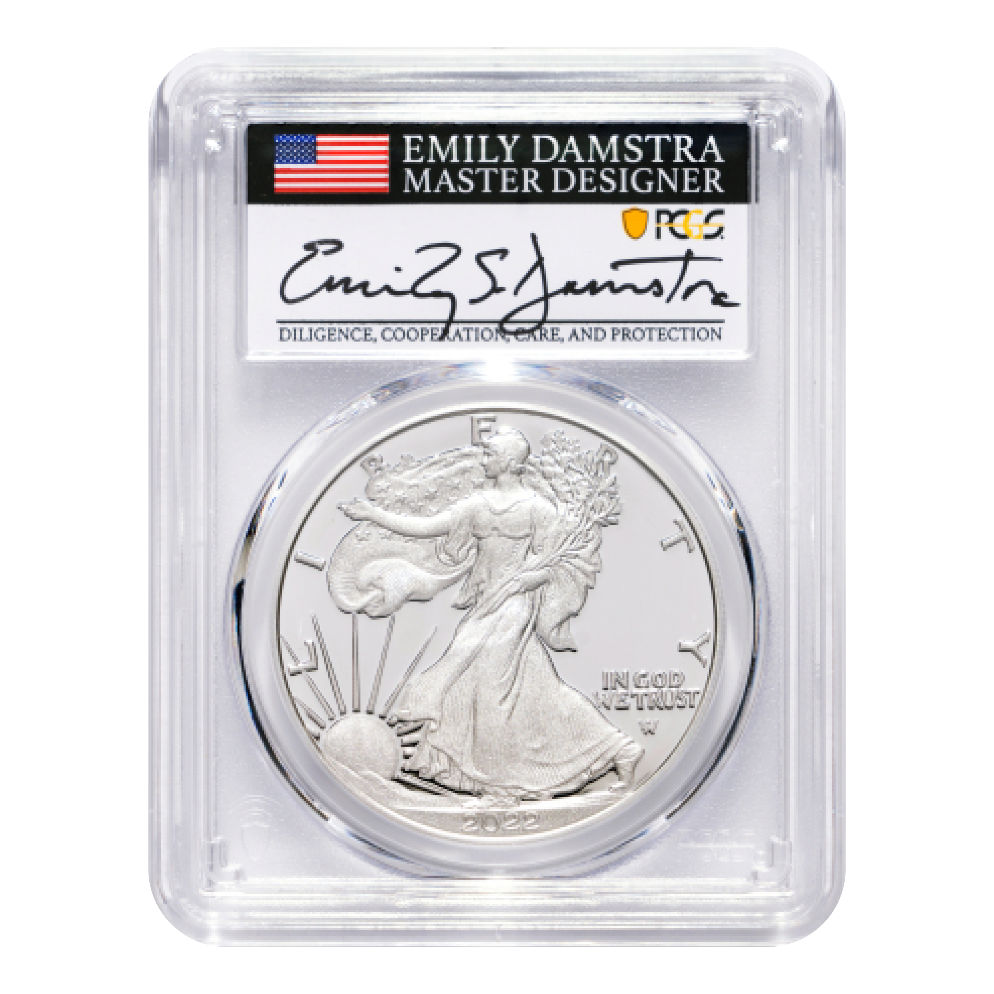 2022 W Silver Eagle Proof 70 First Strike Type 2