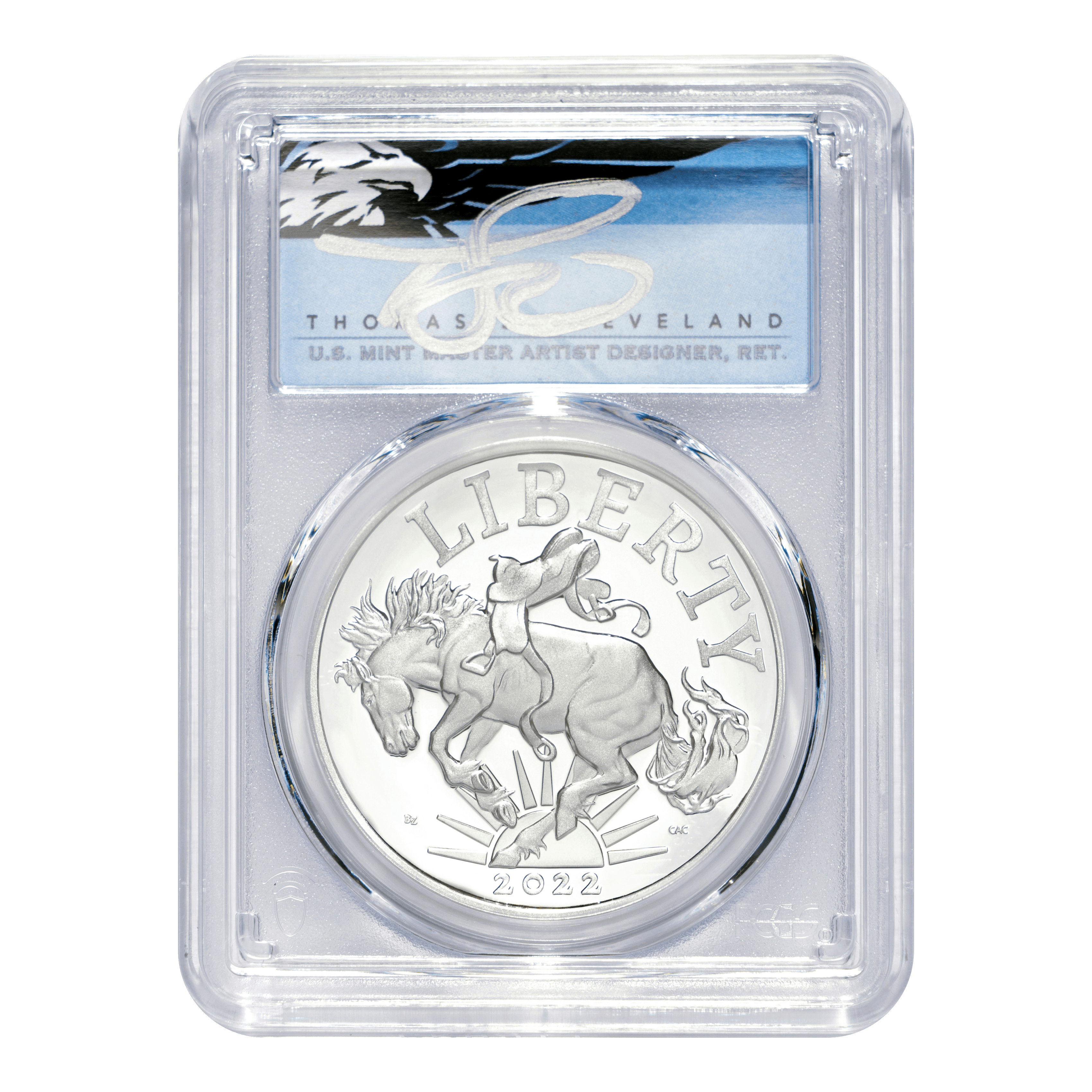 2022 P Silver American Liberty Metal PR 70 First day of Issue PCGS Cleveland