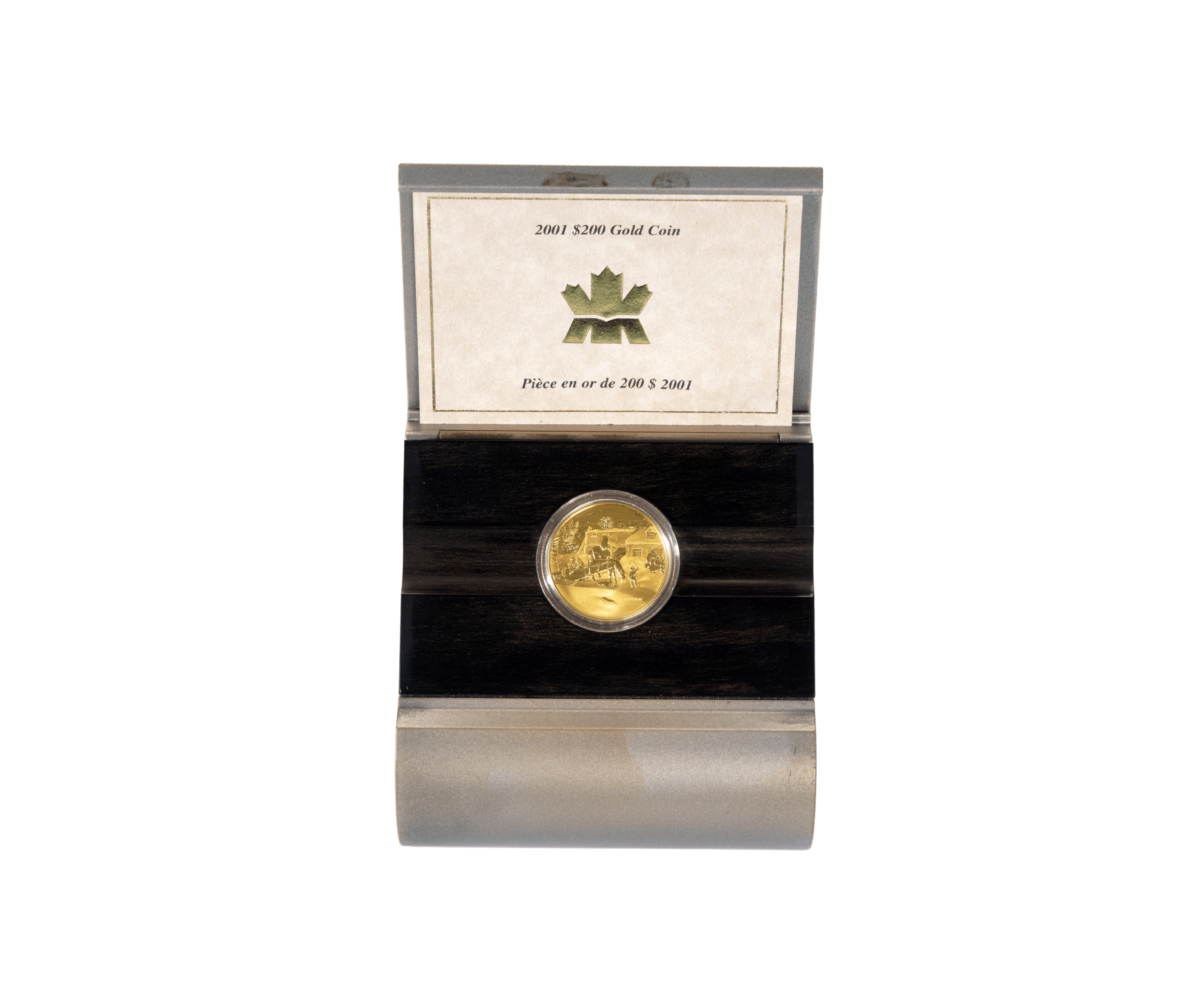2013 $3 Fine Silver Canadian Coin Maple Leaf Impressions