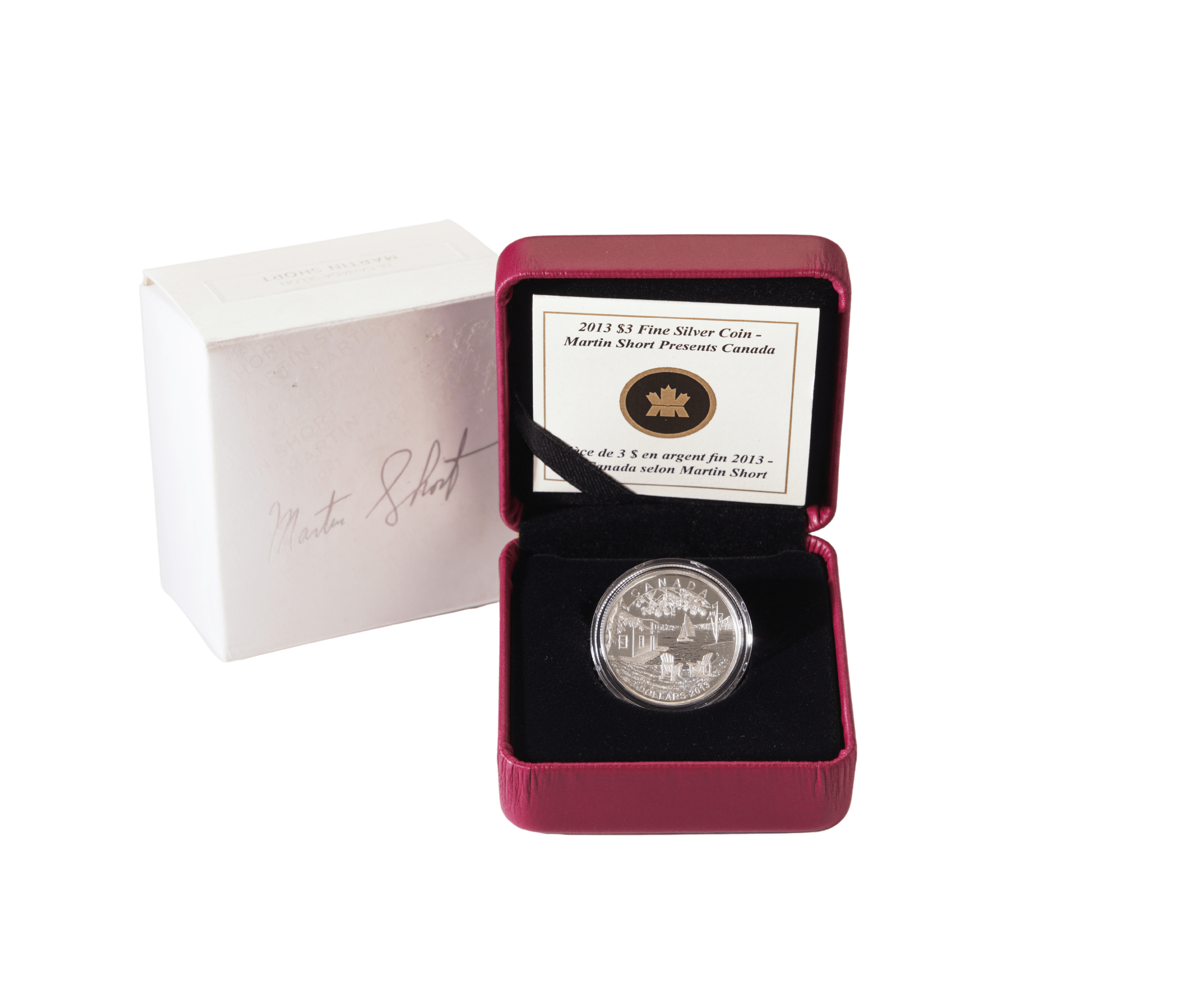 2013 $3 Fine Silver Canadian Coin Martin Short Presents Canada